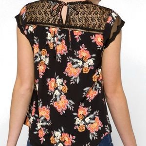 Women’s lace detail blouse